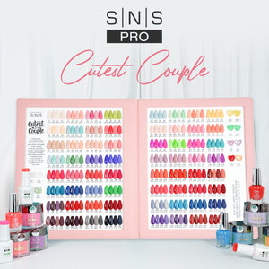 SNS Pro 4 in 1 Pink - Set 144 Colors - Dip, Gel & Lacquer Matching