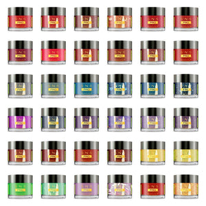 SNS Pro Dipping & Acrylic Powder - Set 36 Colors - Board 4 (109 - 144) - Pink Collection