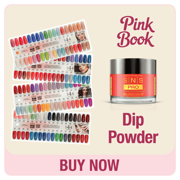 SNS Pro Dipping & Acrylic Powder - Set 144 Colors - Pink Collection