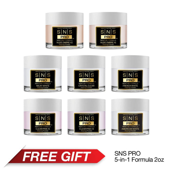 SNS Pro Dipping & Acrylic Powder - Set 144 Colors - Pink Collection