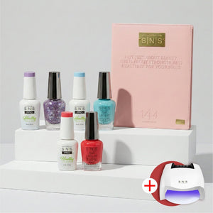 SNS Pro Gel Nail Polish Duo - Set 144 Colors - Pink Collection