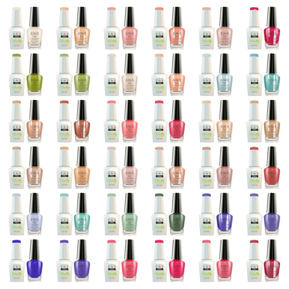 SNS Pro Gel Nail Polish Duo Set 36 Colors - Board 1 (001 - 036) - Pink Collection