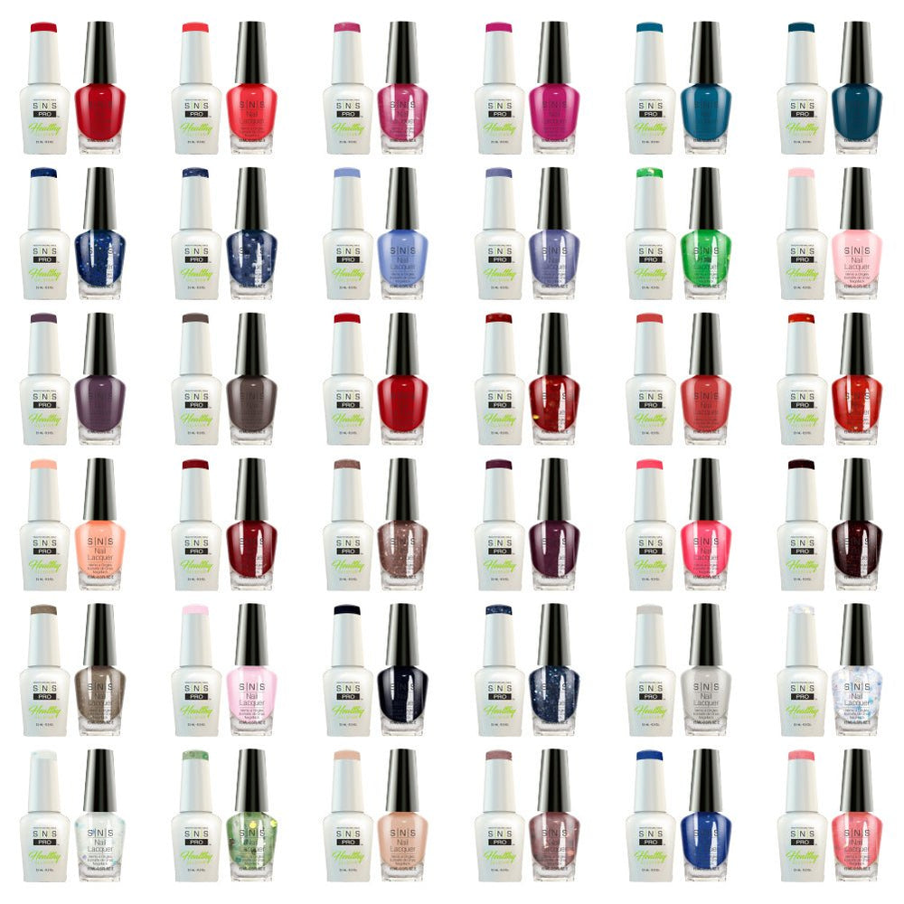 SNS Pro Gel Nail Polish Duo Set 36 Colors - Board 2 (037 - 072) - Pink Collection