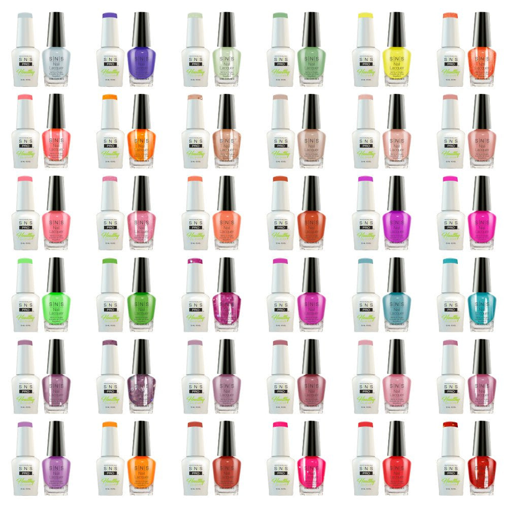 SNS Pro Gel Nail Polish Duo Set 36 Colors - Board 3 (073 - 108) - Pink Collection