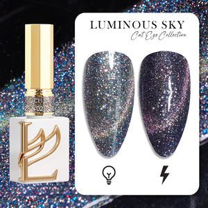 LAVIS Cat Eyes CE13 - 02 - Gel Polish 0.5 oz -  Luminous Sky Collection