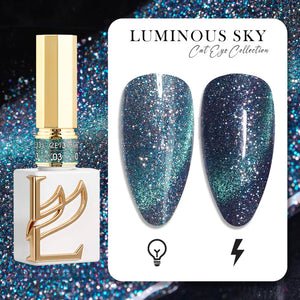 LAVIS Cat Eyes CE13 - 03 - Gel Polish 0.5 oz -  Luminous Sky Collection
