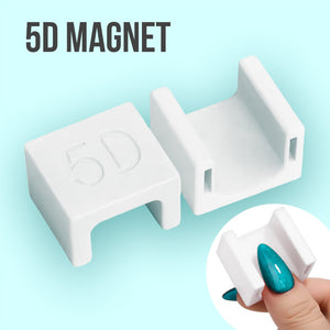 5D Magnet - White