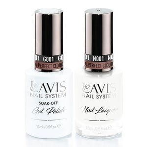 LAVIS Holiday Gift Bundle: 4 Gel & Lacquer, 1 Base Gel, 1 Top Gel - 001, 068, 021, 028