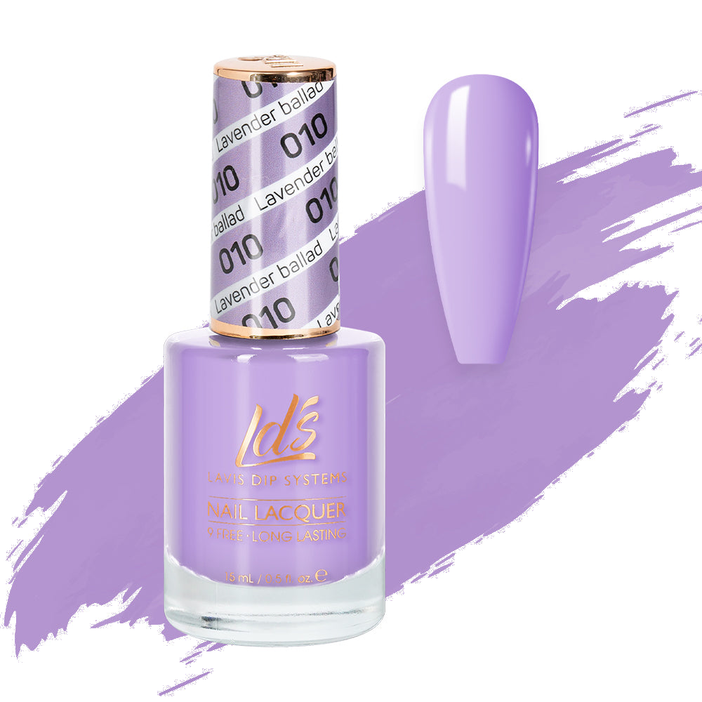 LDS 010 Lavender Ballad - LDS Nail Lacquer 0.5oz