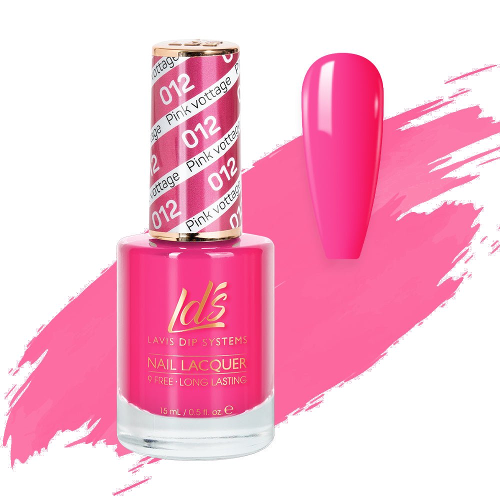 LDS 012 Pink Vottage - LDS Nail Lacquer 0.5oz