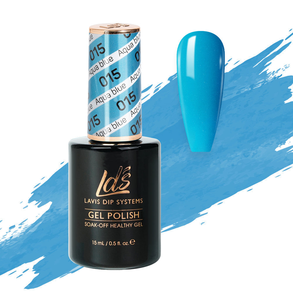 LDS 015 Aqua Blue - LDS Gel Polish 0.5oz