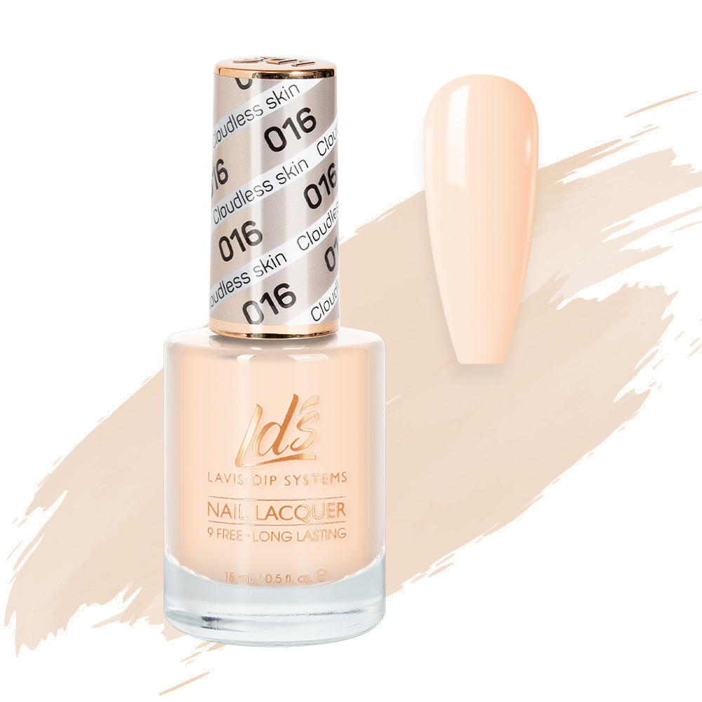 LDS 016 Cloudless Skin - LDS Nail Lacquer 0.5oz