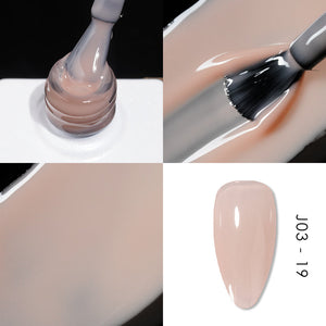 Jelly Gel Polish Colors - Lavis J03-19 - Bare With Me Collection