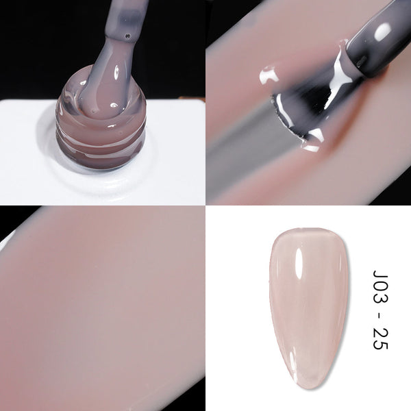 Jelly Gel Polish Colors - Lavis J03-25 - Bare With Me Collection