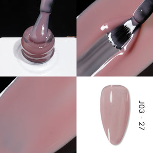 Jelly Gel Polish Colors - Lavis J03-27 - Bare With Me Collection