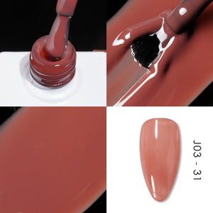 Jelly Gel Polish Colors - Lavis J03-31 - Bare With Me Collection