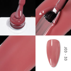 Jelly Gel Polish Colors - Lavis J03-33 - Bare With Me Collection