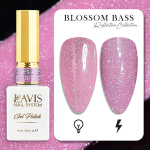 LAVIS Reflective R05 - 01 - Gel Polish 0.5 oz - Blossom Bass Reflective Collection