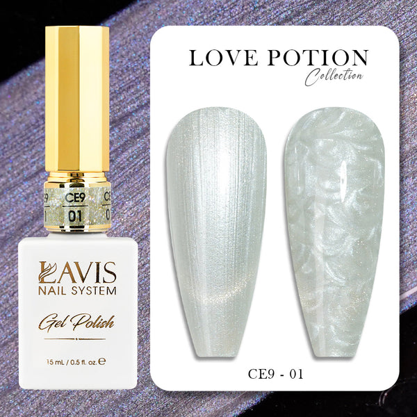 LAVIS Cat Eye CE9 - 01 - Gel Polish 0.5 oz -  Lavis LOVE POTION Collection