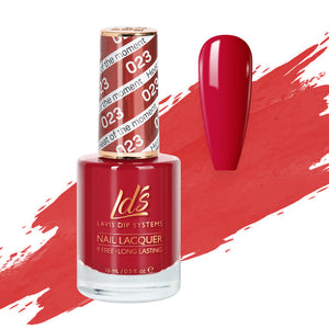 LDS 023 Heat Of The Moment - LDS Nail Lacquer 0.5oz