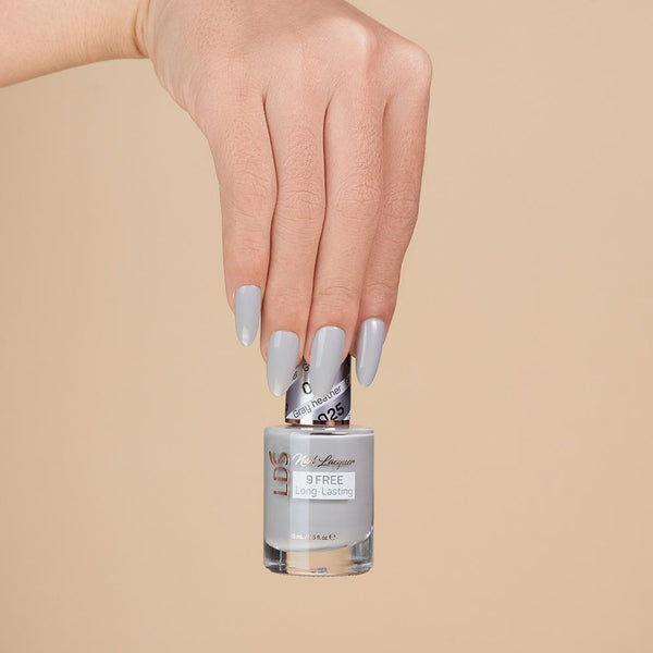 LDS 025 Gray Heather - LDS Gel Polish 0.5oz