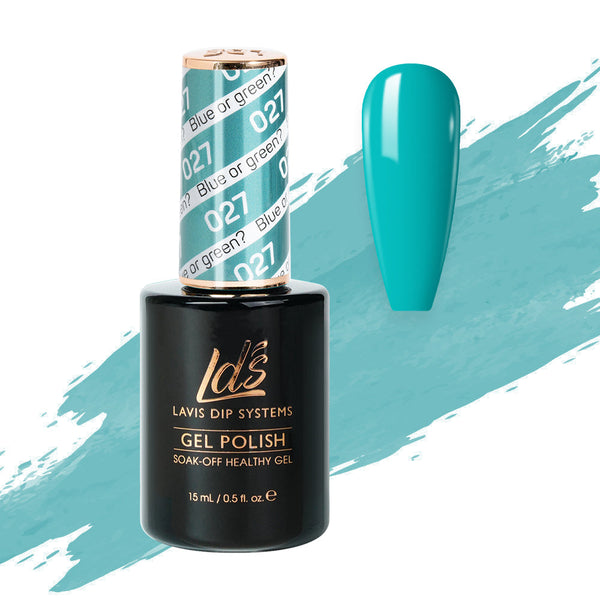 LDS 027 Blue Or Green - LDS Gel Polish 0.5oz