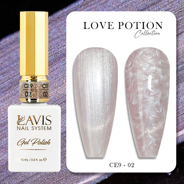 LAVIS Cat Eye CE9 - 02 - Gel Polish 0.5 oz -  Lavis LOVE POTION Collection