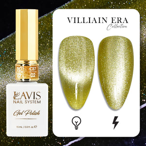 LAVIS Cat Eye CE7 - 02 - Gel Polish 0.5 oz -  VILLIAIN ERA Collection