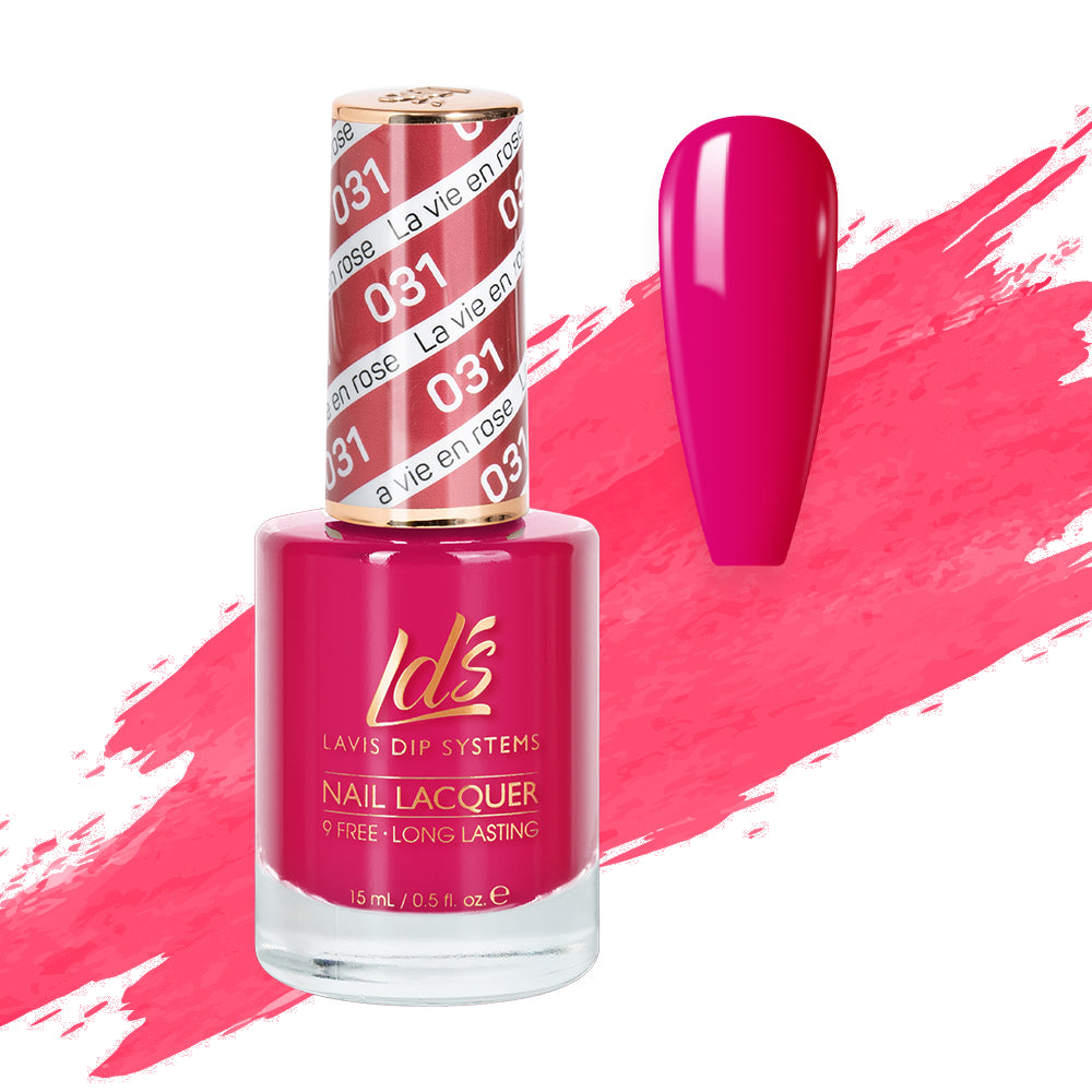 LDS 031 La Vie En Rose - LDS Nail Lacquer 0.5oz