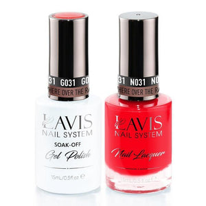 LAVIS Holiday Gift Bundle: 4 Gel & Lacquer, 1 Base Gel, 1 Top Gel - 026, 067, 034, 031