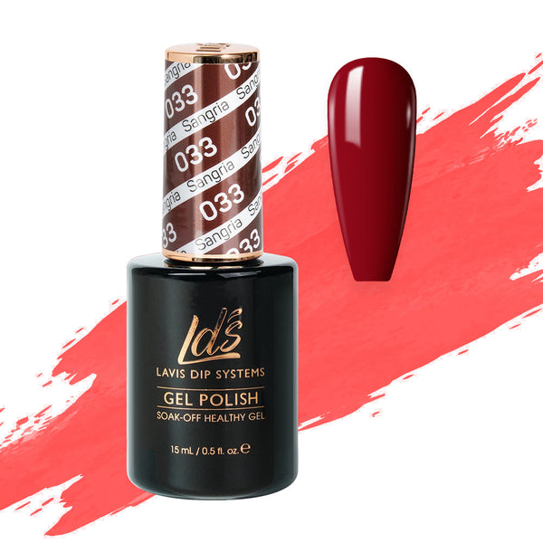 LDS 033 Sangria - LDS Gel Polish 0.5oz