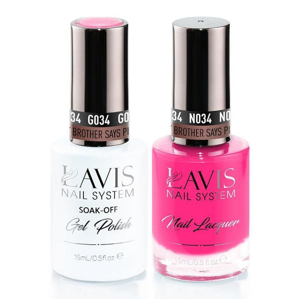 LAVIS Holiday Gift Bundle: 4 Gel & Lacquer, 1 Base Gel, 1 Top Gel - 026, 067, 034, 031