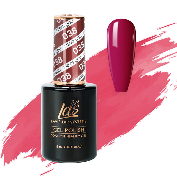 LDS 038 I Lava You - LDS Gel Polish 0.5oz