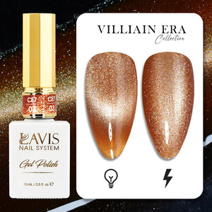 LAVIS Cat Eye CE7 - 03 - Gel Polish 0.5 oz -  VILLIAIN ERA Collection