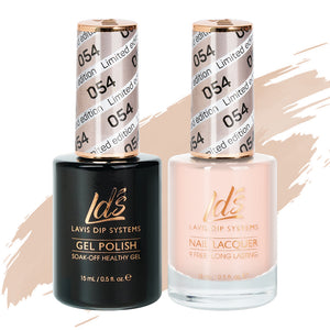 LDS 054 Limited Editon - LDS Gel Polish & Matching Nail Lacquer Duo Set - 0.5oz