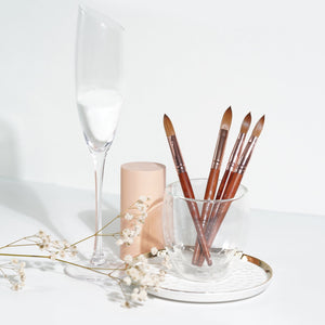  Lavis Kolinsky Acrylic Brush #16 by LAVIS NAILS sold by DTK Nail Supply