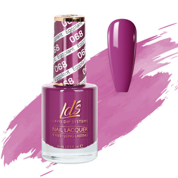 LDS 068 Eggplant - LDS Nail Lacquer 0.5oz