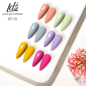 LDS Nail Lacquer Set (6 colors): 007 to 012