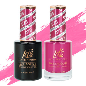 LDS 073 #Girlboss - LDS Gel Polish & Matching Nail Lacquer Duo Set - 0.5oz