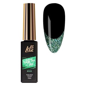 LDS - 08 Emerald Green - Platinum Line Art Gel Nails Polish Nail Art