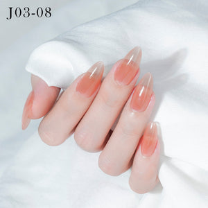 Jelly Gel Polish Colors - Lavis J03-08 - Bare With Me Collection