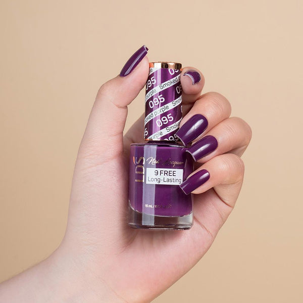 LDS 095 Smoked Purple - LDS Nail Lacquer 0.5oz