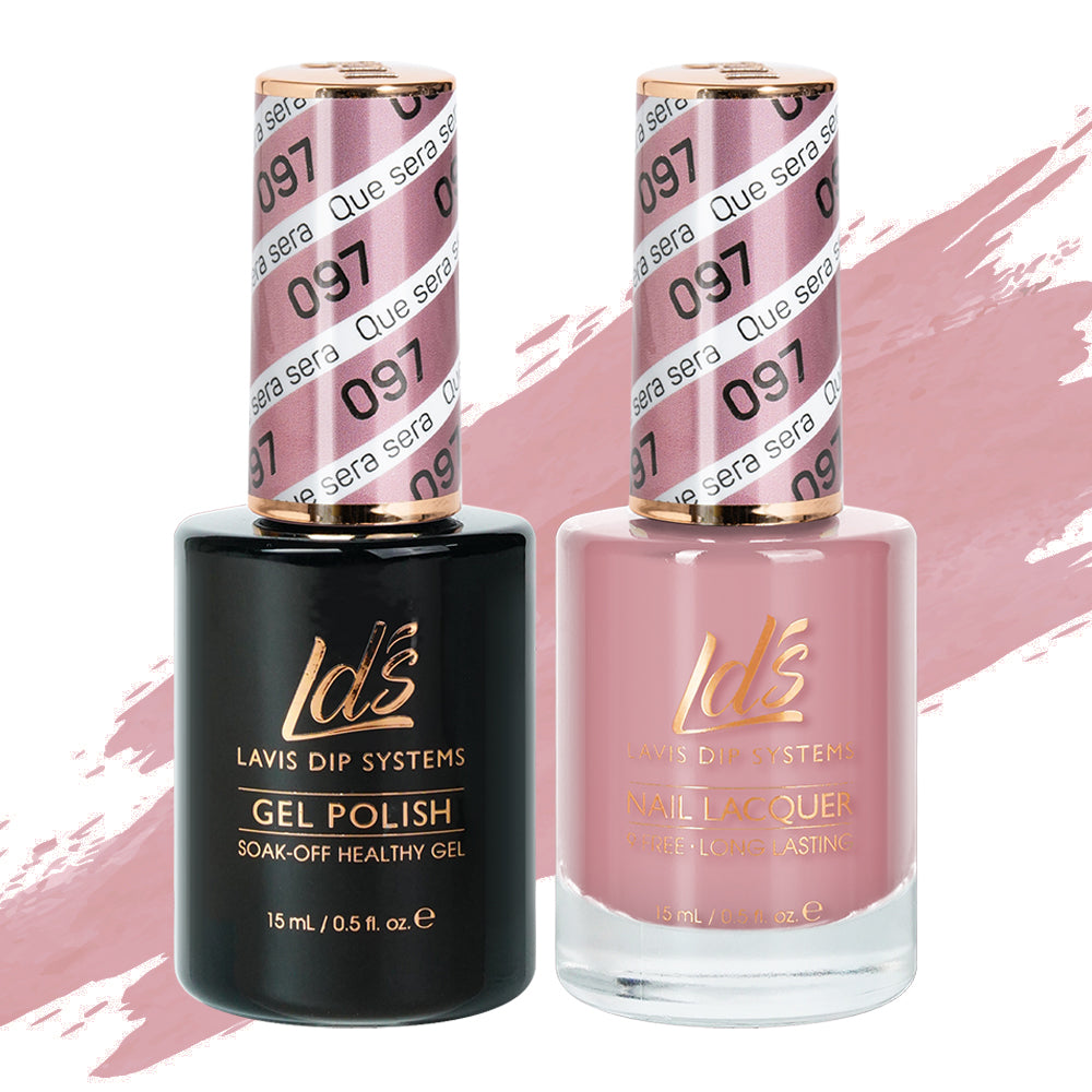 LDS 097 Que Sera Sera - LDS Gel Polish & Matching Nail Lacquer Duo Set - 0.5oz