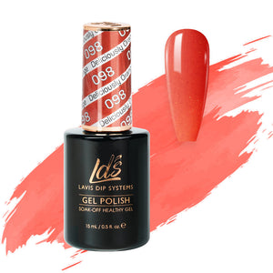 LDS 098 Deliciously Orange - LDS Gel Polish 0.5oz