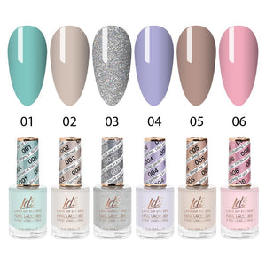 LDS Nail Lacquer Set (6 colors): 001 to 006