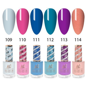 LDS Nail Lacquer Set (6 colors): 109 to 114