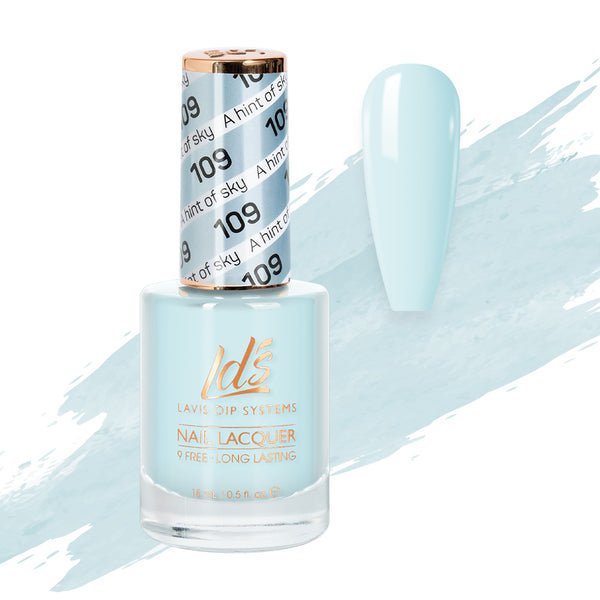 LDS 109 A Hint Of Sky - LDS Nail Lacquer 0.5oz