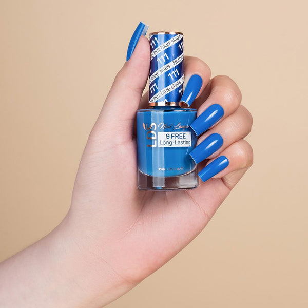 LDS 111 Nothing But Blue Skies - LDS Gel Polish 0.5oz