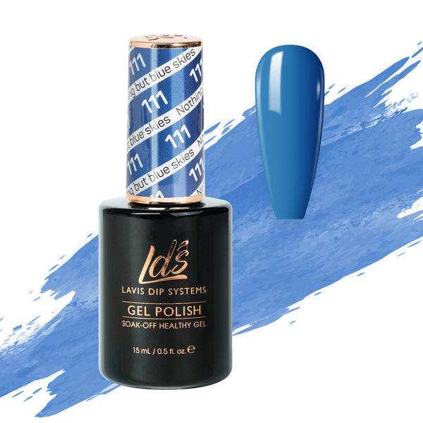 LDS 111 Nothing But Blue Skies - LDS Gel Polish 0.5oz