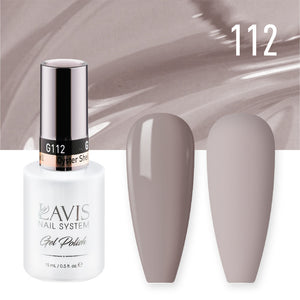 LAVIS Nail Lacquer - 112 Oyster Shell - 0.5oz